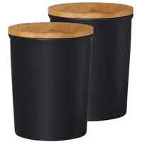 Ritzenhoff & Breker Jasper Vorratsdose 1,8 l schwarz 2er
