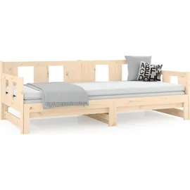 vidaXL Tagesbett 90 x 190 cm Braun