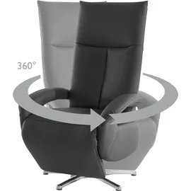 sit&more TV-Sessel Tycoon schwarz 74 x 112 x 82 cm elektrisch
