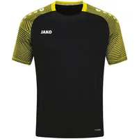 Jako Performance T-Shirt Kinder schwarz/soft yellow 164