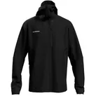 Mammut Wanderjacke Alto Guide Hardshell Hooded (atmungsaktiv, wasserdicht, PFC-frei) schwarz Herren