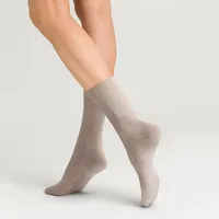 Hudson Relax Cotton Socken 3er Pack Braun 39-42