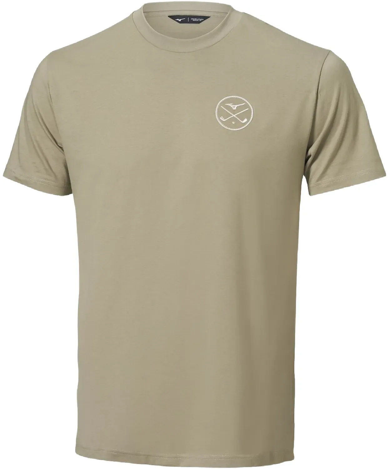 Mizuno T-Shirt Crossed Clubs, khaki