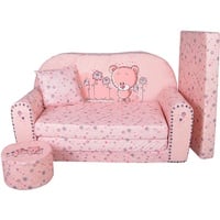 Kindersofa Bärchen Bär Sofa Kinderzimmersofa zum Aufklappen FORTISLINE