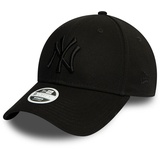 New Era New York Yankees Schwarz 9Forty Verstellbare Damen Cap - One-Size