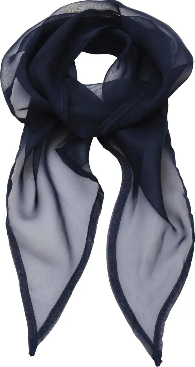 Premier Workwear Damen Chiffonschal 'Colours' Tuch PR740 navy (ca. pantone 2766) 98 x 16,5 cm