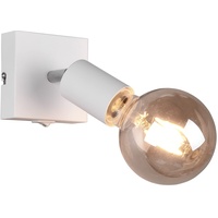 RL LIVE YOUR LIGHT Reality Leuchten Wandspot Vannes R80181731, Metall Weiß matt, exklusiv 1x E27