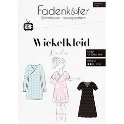 Fadenkäfer Schnitt "Wickelkleid" für Kinder