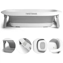 Twistshake Bathtub Babybadewanne Grau Weiß