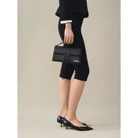 Jacquemus Le Grand Bambino Handtasche Leder Black/Silver
