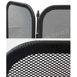 Hi Funkenschutzgitter Metall 53 x 96,5 cm grau