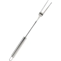 Cook'in garden Grillgabel 30 cm Edelstahl Weiß