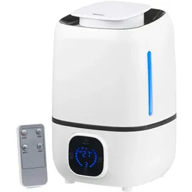 Newgen Medicals Ultraschall-Luftbefeuchter mit Aromafach & 360°-Vernebler, 280 ml/Std.