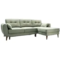 JVmoebel Ecksofa Sofas L-Form Möbel Bett Funktionen Textil Leder Schlafsofa Sofas, Made in Europa grau