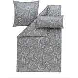 ESTELLA Atelier Mako-Satin Bettwäsche Pinar Farbe Mocca Größe 135x200 + 80x80 + 40x80