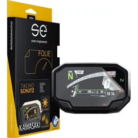 smart engineered Cockpit-Schutzfolie entspiegelnd 2er Set für Kawasaki