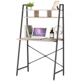 URBAN LIVING Arbeitstisch Regal Computertisch Tisch Schreibtisch Laptoptisch