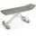 hwk therapieliegen Elektrische Therapieliege ""Solid E2"", 80 cm, Chrom, Weiß