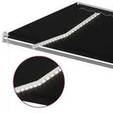 vidaXL Automatische Markise mit LED & Windsensor 600 x 300 cm anthrazit