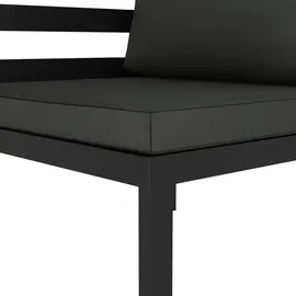 vidaXL Modular-Ecksofa anthrazit