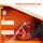 Vevor Sandstrahlkabine Aluminium/Stahl 151 L orange