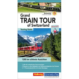 Hallwag Reiseführer Grand Train Tour of Switzerland, deutsche Ausgabe