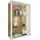 VCM Wandvitrine Glas Udina M 60 x 25 x 80 cm Weiß