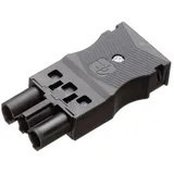 ADELS-CONTACT 17798 Netz-Steckverbinder AC Buchse, gerade Gesamtpolzahl: 2 + PE 16 A Schwarz 1 St.