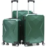 Cheffinger Reisekoffer ABS-03 Koffer 3-teilig Hartschale Trolley Set Kofferset Handgepäck Gepäck Reisetasche