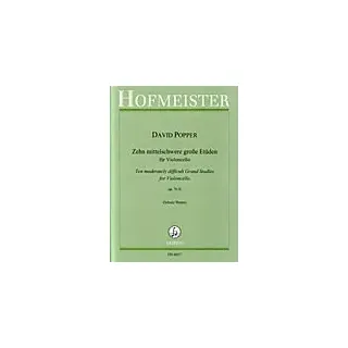 David Popper-10 Etuden, op 76 II (Schulz/Bruns)-Cello-BOOK