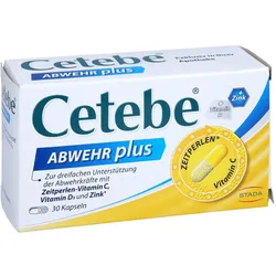 Cetebe Abwehr plus Vitamin C + Vitamin D3 + Zink Kapseln