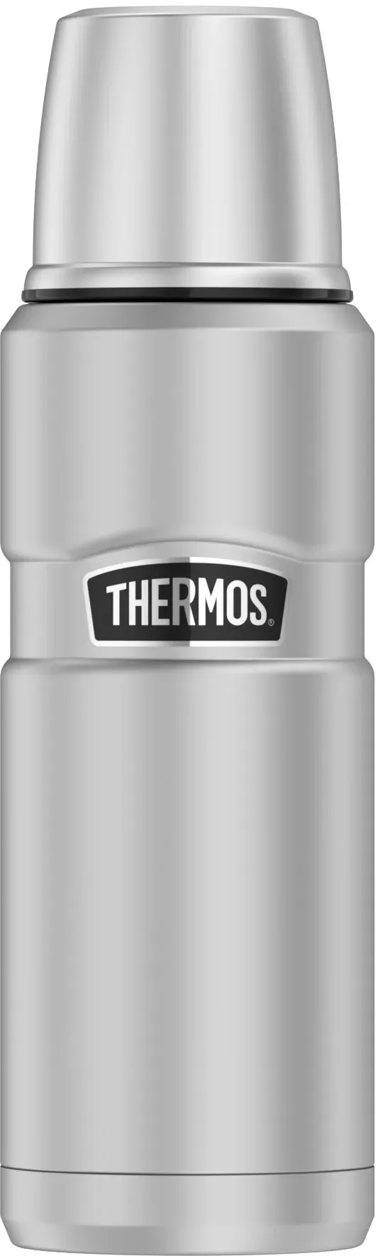 Preisvergleich Produktbild THERMOS Thermosflasche STAINLESS KING Edelstahl matt 0,47 Liter Isolierflasche