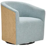 Livetastic Cocktailsessel Wiener Geflecht, Blau, Textil, Rattan, Wiener Geflecht, 69.5x75.5x65.6 cm, Wohnzimmer, Sessel, Cocktailsessel