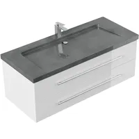Posseik Badmöbel Granit G654 Yamo 130 cm 1 Hahnloch