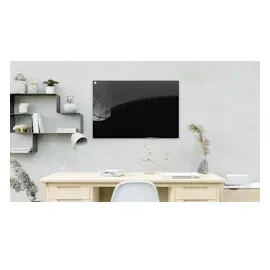 ALLboards Glas-Magnettafel 100,0 x 70,0 cm schwarz