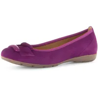 Gabor Ballerina, Businessschuh, Halbschuh, Schlupfschuh, komfortabler Elastikeinfass, Gr. 42, orchidee, , 95511051-42