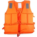 Trade Shop Traesio - Trade Shop - orangefarbene rettungsweste mit pfeife für die wasserskifahrt -