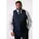 Men Plus Steppweste Blau 64