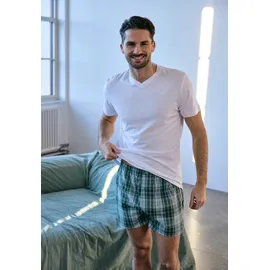 Danish Endurance HERREN MODAL V-AUSSCHNITT T-SHIRT - 2-Pack - Weiß - 2XL