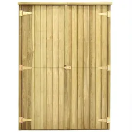 vidaXL Geräteschuppen 1,23 x 0,5 x 1,71 m imprägniert