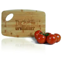 MikaMax The Grillfather Schneidebrett Holz 1 40 x 30 cm Mehrfarbig