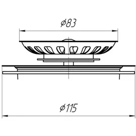 Belvit Siebkörbchen 115mm
