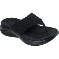 Skechers Damen Ultra Flex 3.0 Sandal Rhythm Waves, Black, 38 EU - 38 EU