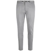 Roy Robson Herren Hose grau meliert Slim Fit, grau, NOS