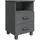 vidaXL Nachtschrank Hamar 40 x 35 x 62 cm Dunkelgrau