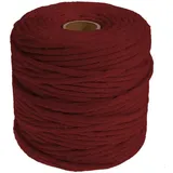 DéVa Makramee Band 5mm x 100 m Länge Makramee Garn aus 100% Baumwolle Nähgarn