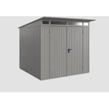 EcoStar Gerätehaus Trend-P Typ 2 2,48 x 2,83 x 2,32 m graualuminium Doppeltür