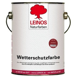 Leinos Wetterschutzfarbe auf Ölbasis 850 Schweden-Rot - 2,5 l Kanister