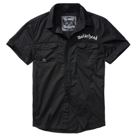Motörhead Brandit Bastards - Roadstar Shirt Hemd, schwarz