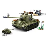 Sluban Klemmbausteine Spielset Mittlerer All. Panzer II 2in1 128-tlg. M38-B0860
